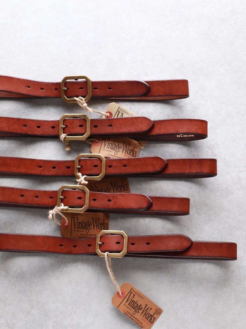 Vintage Works ヴィンテージワークス Leather belt 7Hole レザーベルト 7ホール DH5726