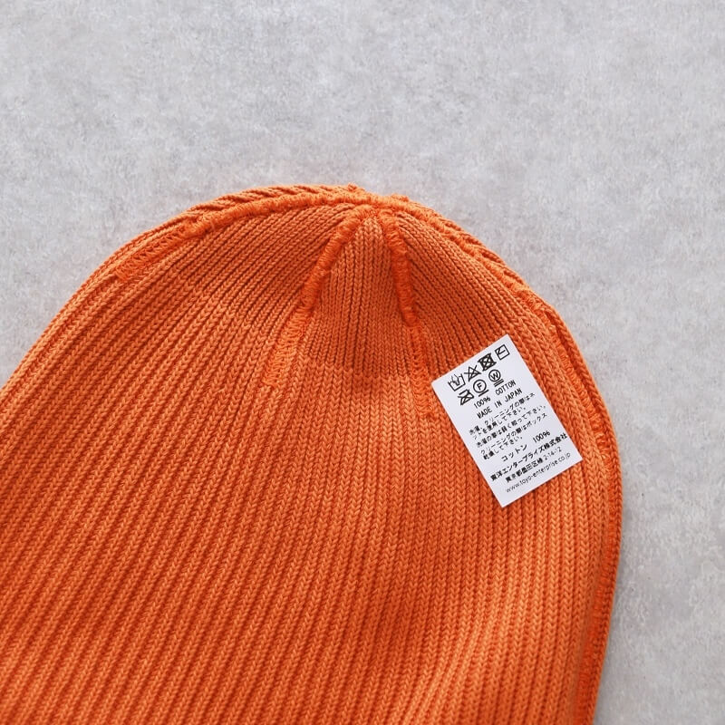 Buzz Rickson's バズリクソンズ WATCH CAP COTTON VERSION ワッチキャップ コットンバージョン オレンジ