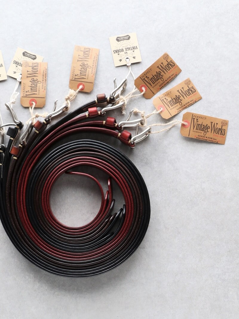 Vintage Works ヴィンテージワークス Leather belt レザーベルト