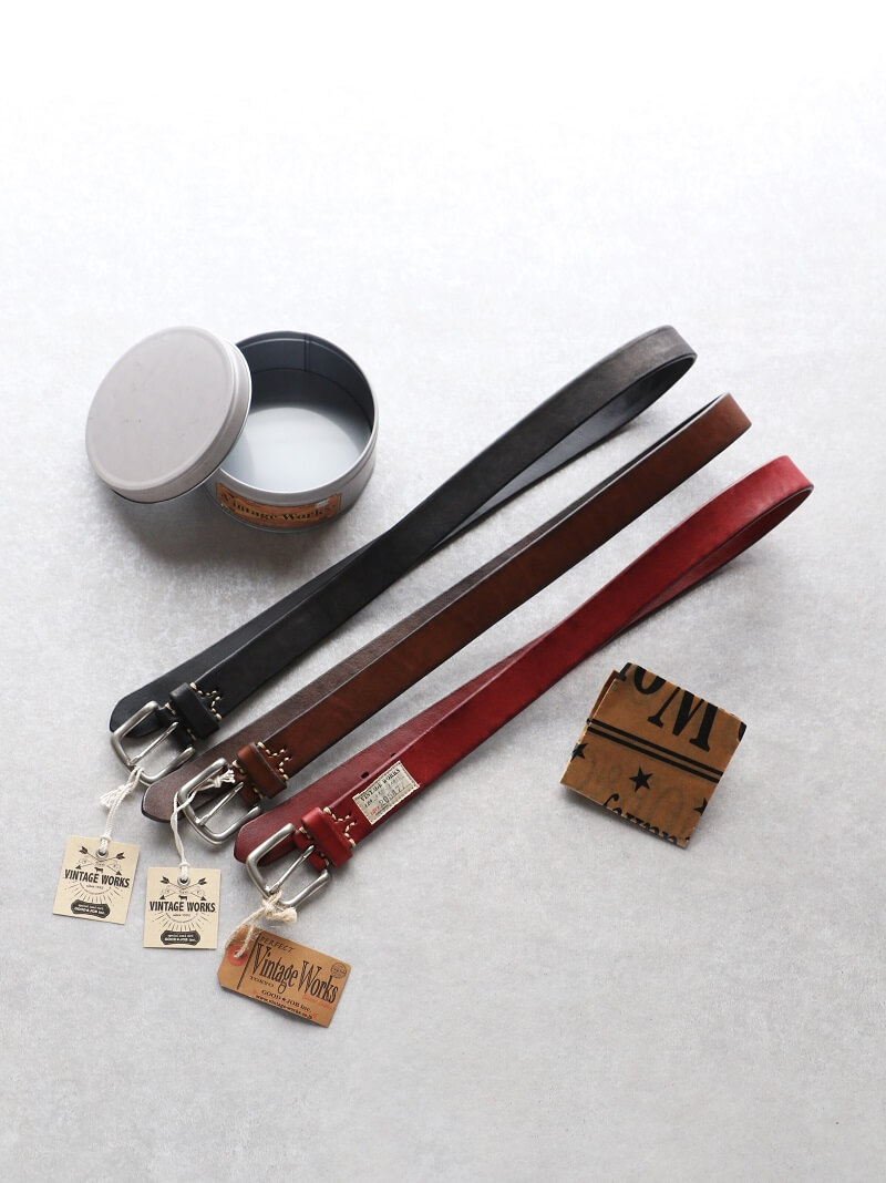 Vintage Works ヴィンテージワークス Leather belt レザーベルト