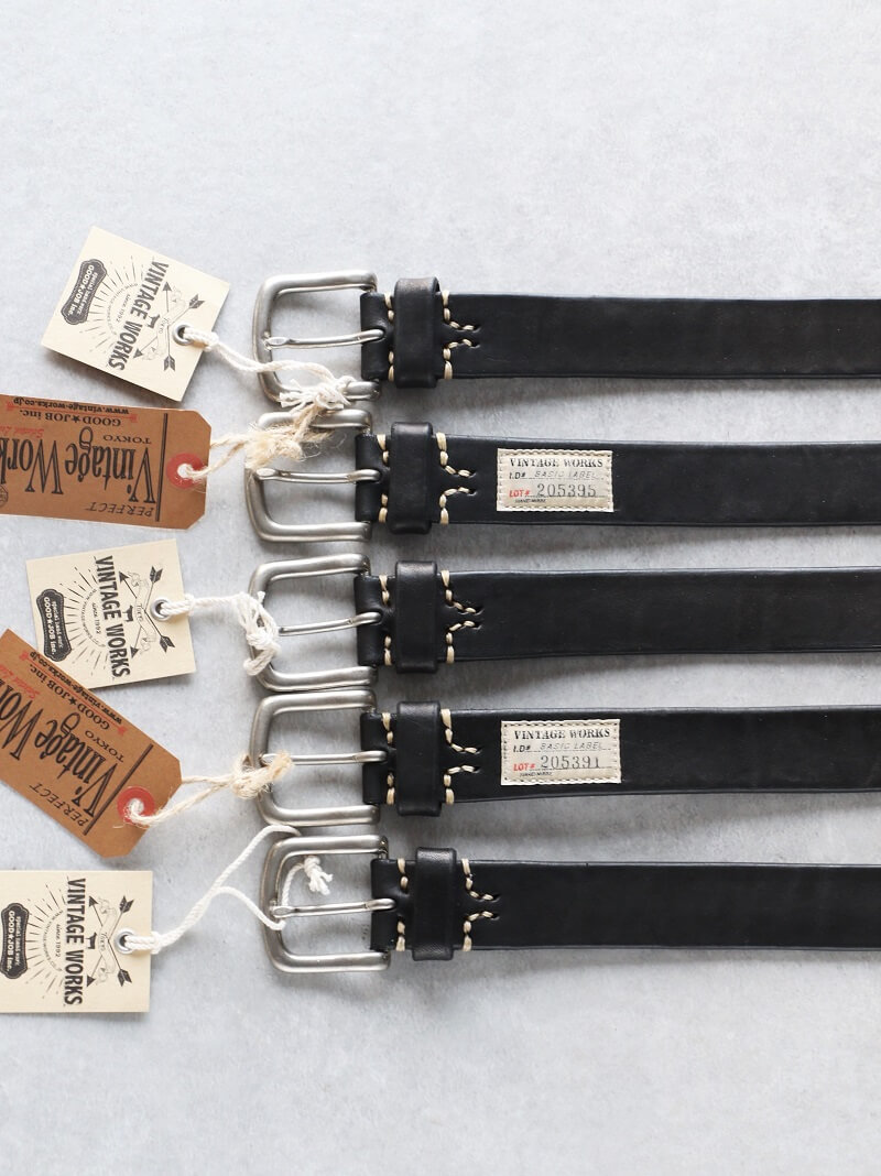 Vintage Works ヴィンテージワークス Leather belt レザーベルト