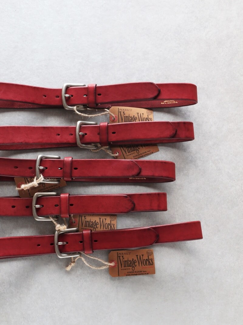 Vintage Works ヴィンテージワークス Leather belt レザーベルト DH5702