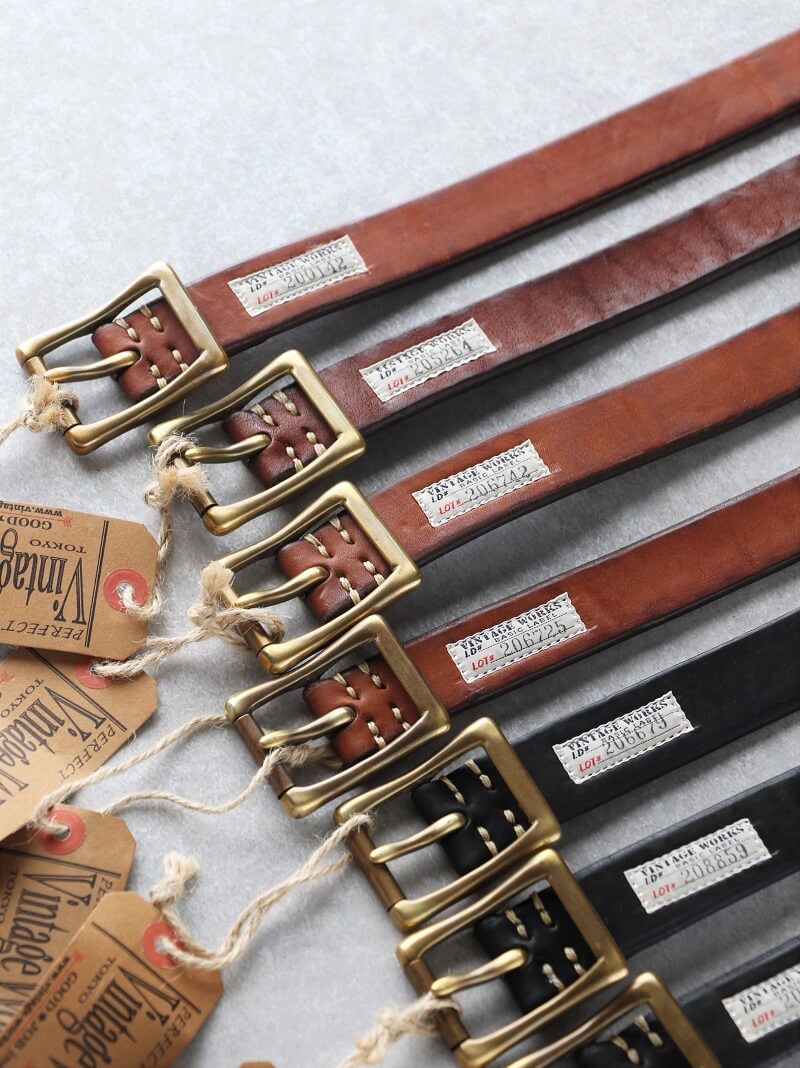 Vintage Works ヴィンテージワークス Leather belt レザーベルト DH5679