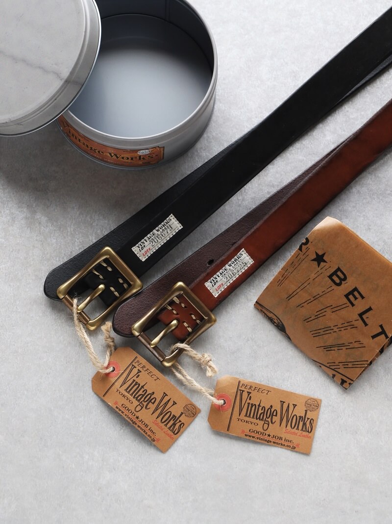 Vintage Works ヴィンテージワークス Leather belt レザーベルト DH5679