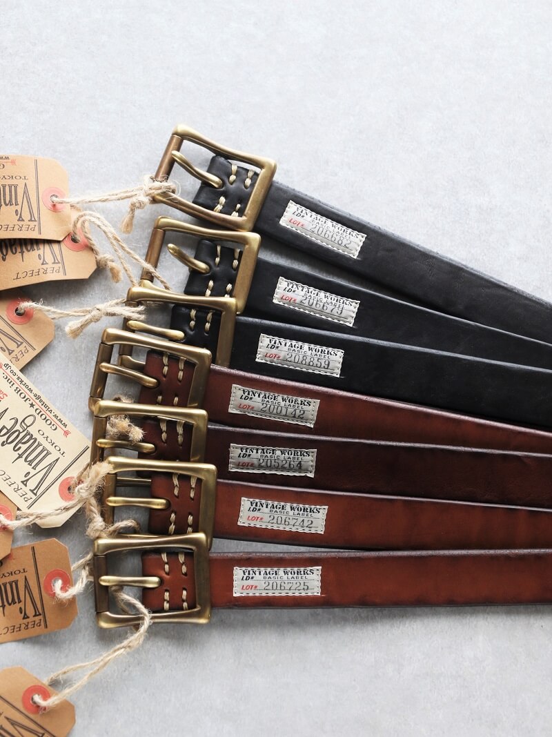 Vintage Works ヴィンテージワークス Leather belt レザーベルト DH5679