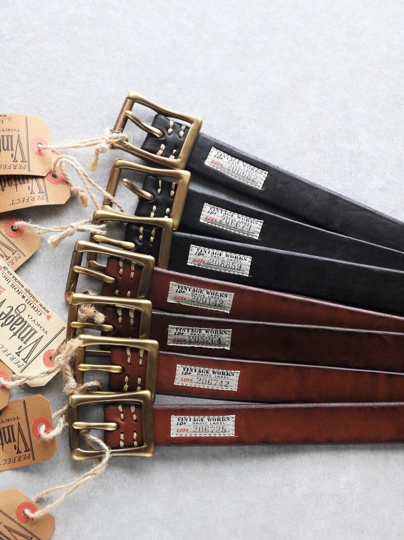 Vintage Works ヴィンテージワークス Leather belt レザーベルト