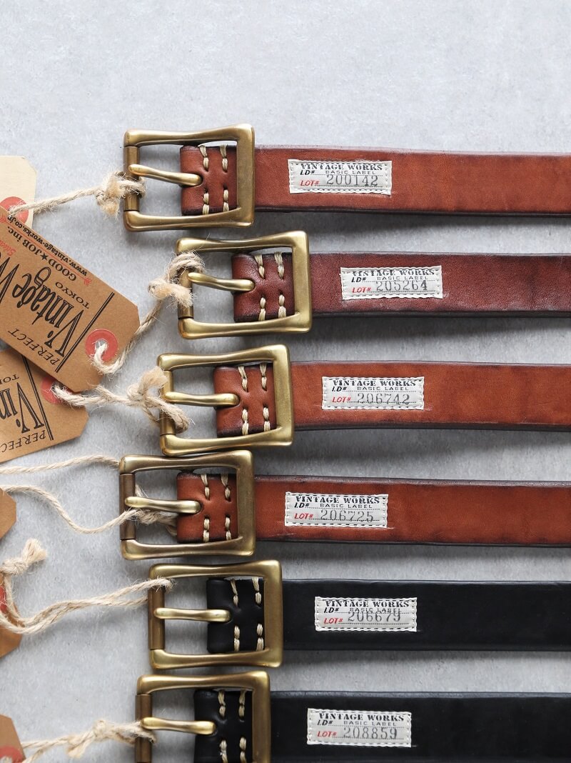 Vintage Works ヴィンテージワークス Leather belt レザーベルト DH5679