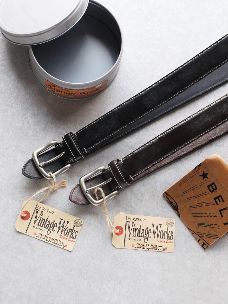 Vintage Works ヴィンテージワークス Leather belt 5Hole 5ホール ブライドルレザーベルト DH5689