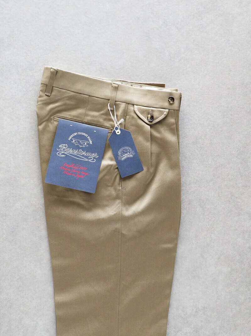 BARNSTORMER バーンストーマー MACARTHUR2 2Tuck Trouser マッカーサー2 ツータック トラウザー 1945P