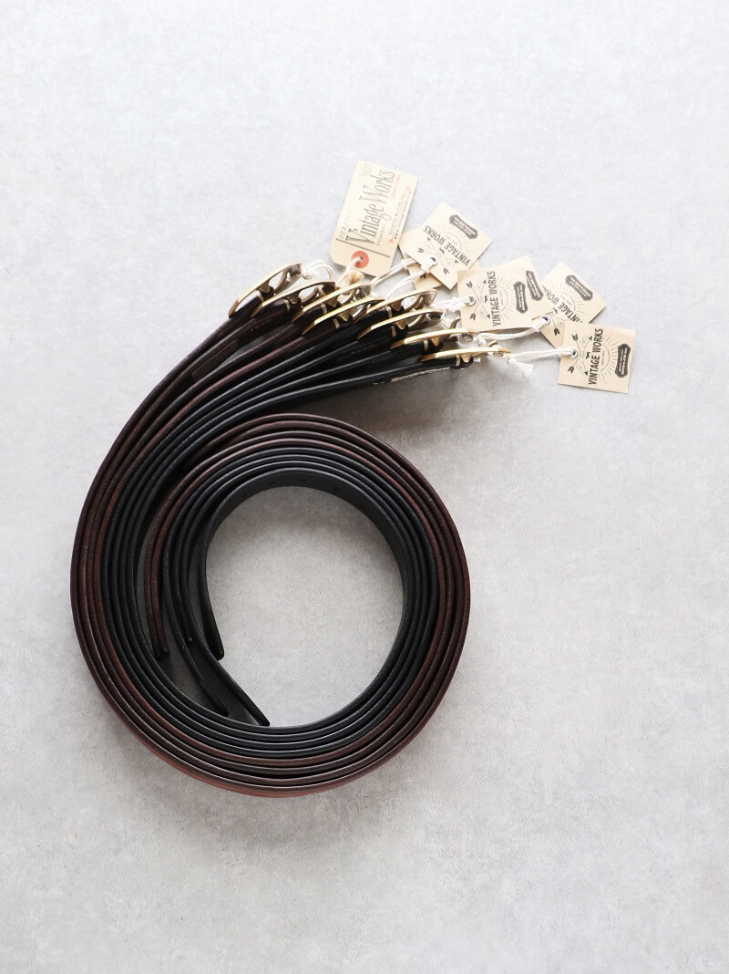 Vintage Works ヴィンテージワークス Leather belt 5Hole レザーベルト 5ホール DH5684