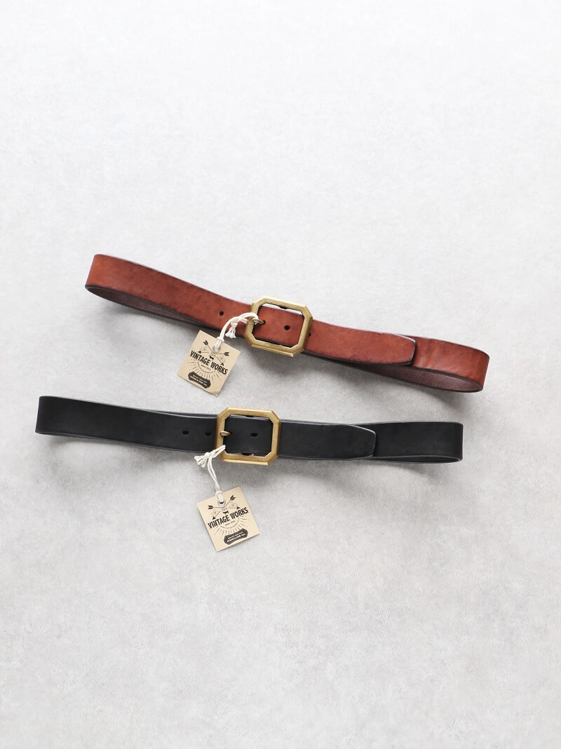 Vintage Works ヴィンテージワークス Leather belt 5Hole レザーベルト 5ホール DH5684