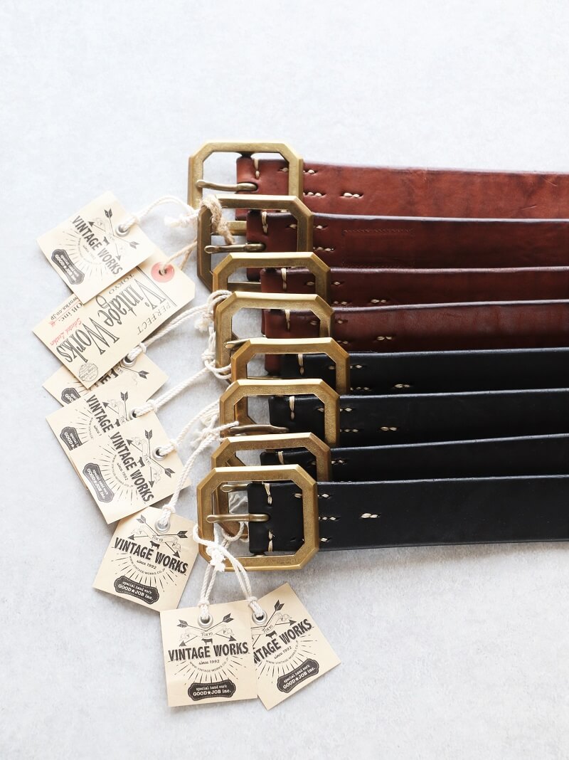 Vintage Works ヴィンテージワークス Leather belt 5Hole レザーベルト 5ホール DH5684