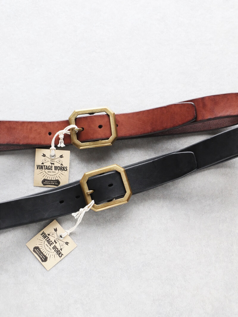 Vintage Works ヴィンテージワークス Leather belt 5Hole レザーベルト 5ホール DH5684
