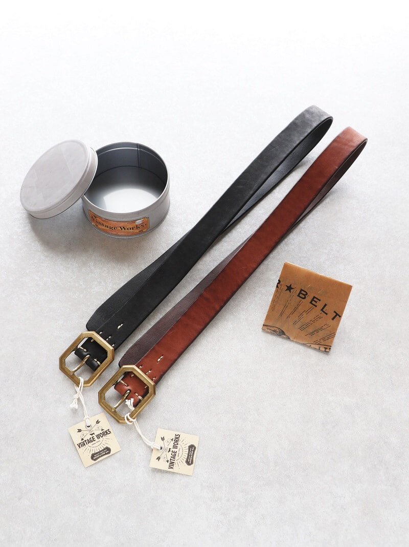 Vintage Works ヴィンテージワークス Leather belt 5Hole レザーベルト 5ホール DH5684
