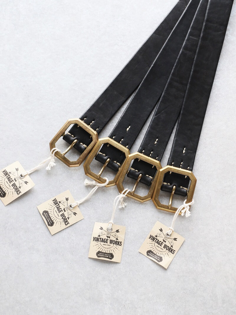 Vintage Works ヴィンテージワークス Leather belt 5Hole レザーベルト 5ホール DH5684