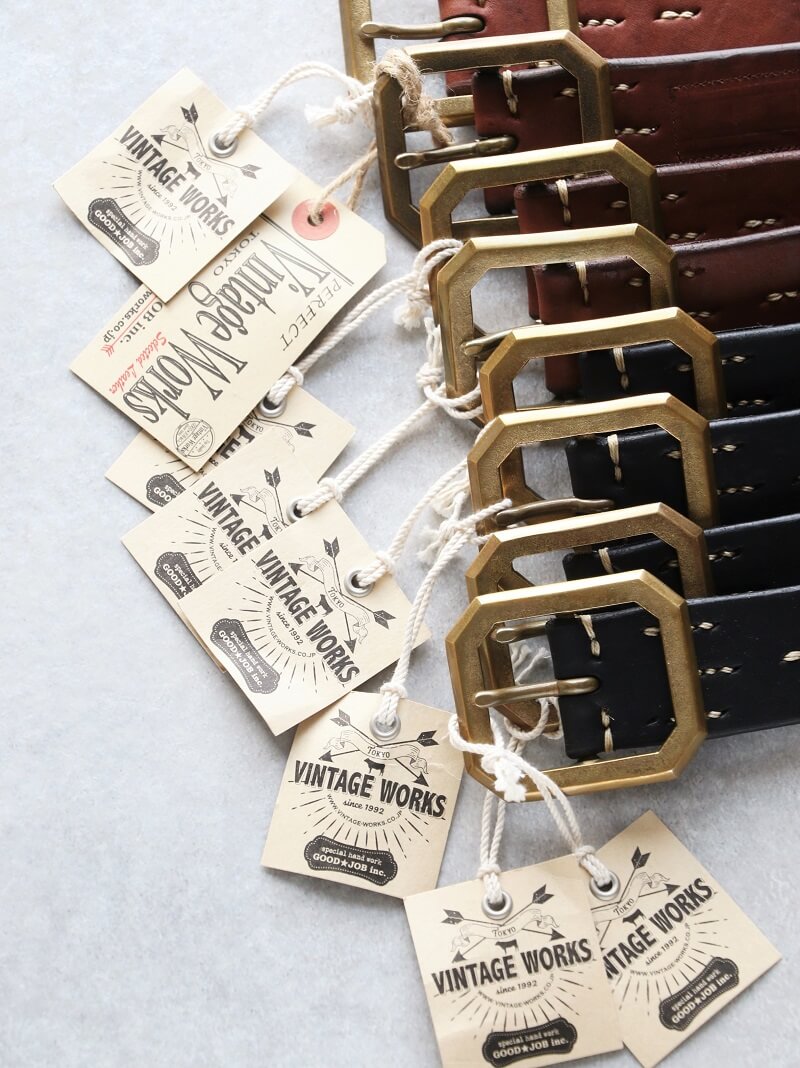 Vintage Works ヴィンテージワークス Leather belt 5Hole レザーベルト 5ホール DH5684