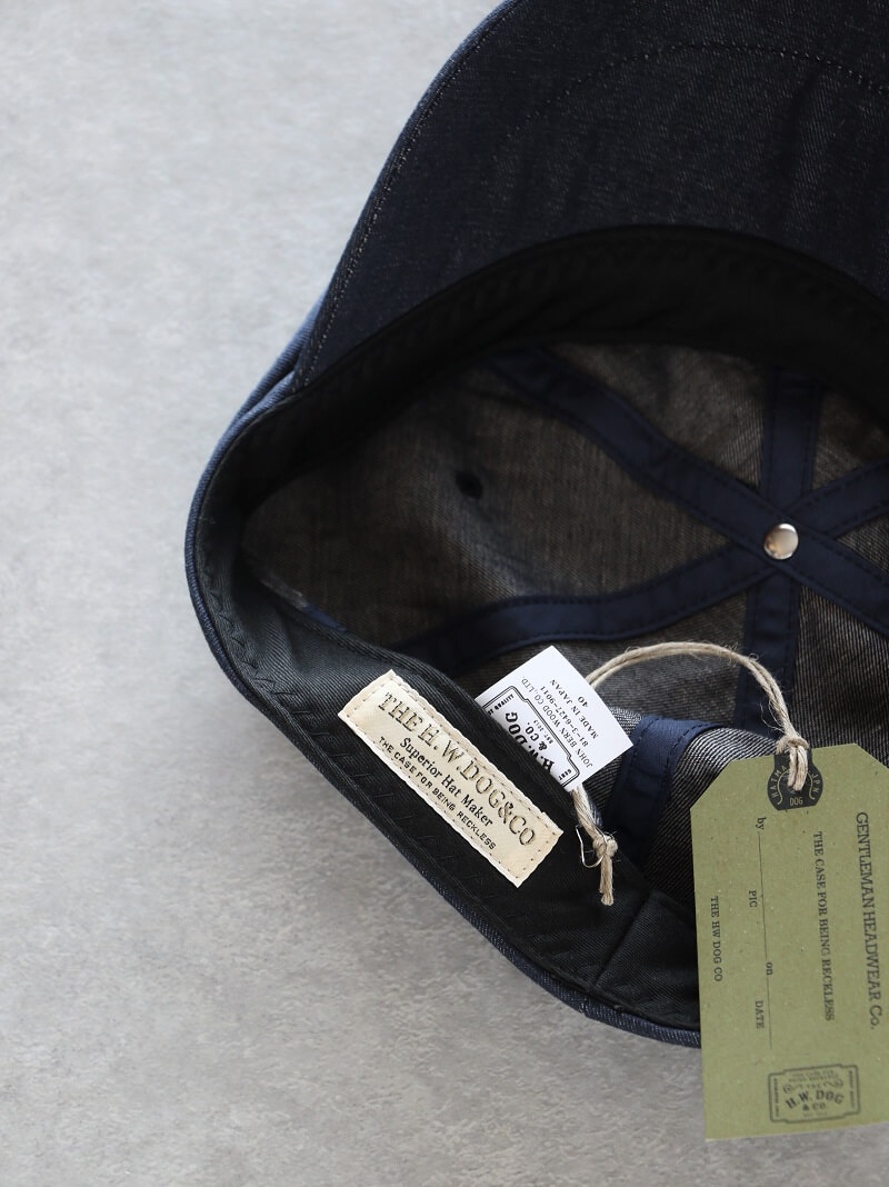 THE H.W.DOG&CO. ザ エイチ ダブリュー ドッグ アンド コー LIGHT CHINO NP CAP ライトチノニュースペーパーキャップ D-00654