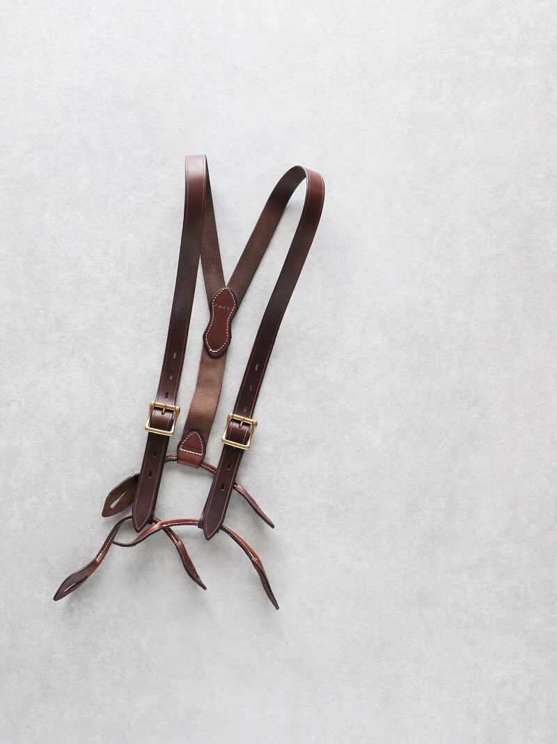 vasco ヴァスコ 別注 LEATHER SUSPENDER レザーサスペンダー