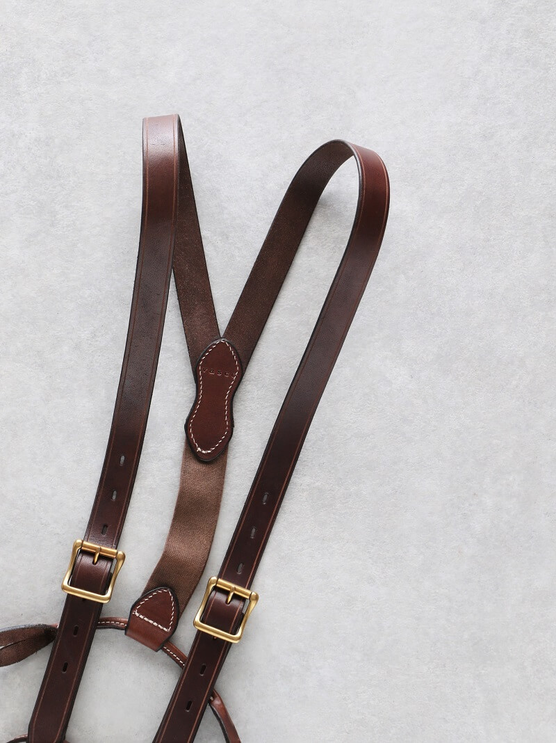 vasco ヴァスコ 別注 LEATHER SUSPENDER レザーサスペンダー