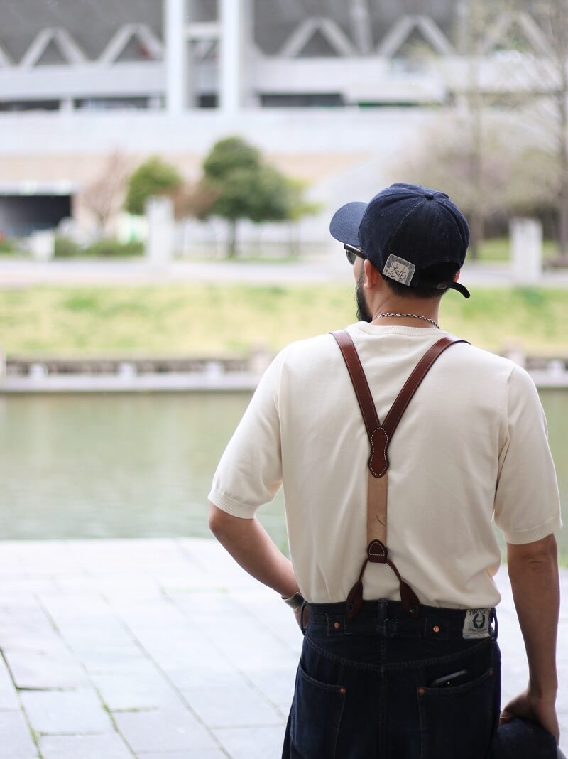 vasco ヴァスコ 別注 LEATHER SUSPENDER レザーサスペンダー