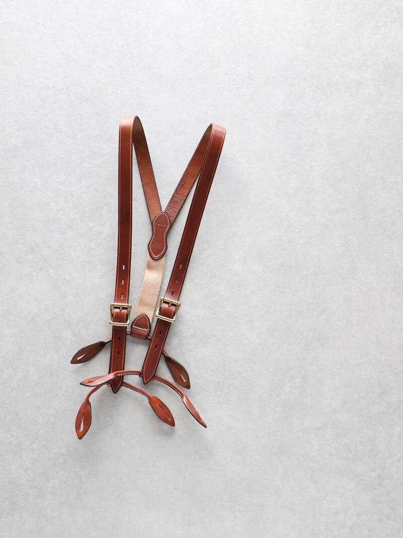 vasco ヴァスコ 別注 LEATHER SUSPENDER レザーサスペンダー