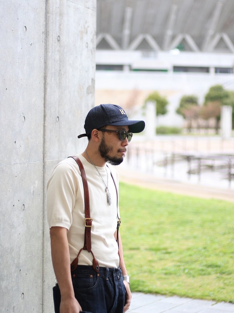 vasco ヴァスコ 別注 LEATHER SUSPENDER レザーサスペンダー