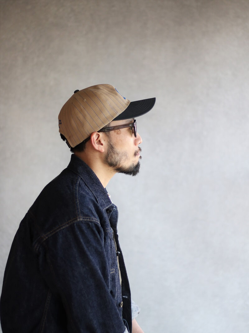 THE H.W.DOG&CO. ザ エイチ ダブリュー ドッグ アンド コー STRIPE BB CAP ストライプベースボールキャップ D-00657