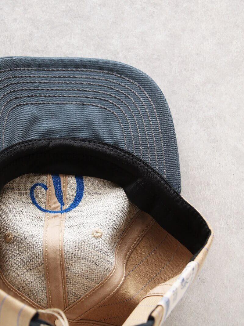 THE H.W.DOG&CO. ザ エイチ ダブリュー ドッグ アンド コー STRIPE BB CAP ストライプベースボールキャップ D-00657