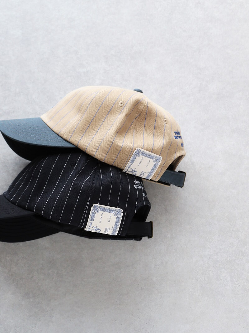 THE H.W.DOG&CO. ザ エイチ ダブリュー ドッグ アンド コー STRIPE BB CAP ストライプベースボールキャップ D-00657