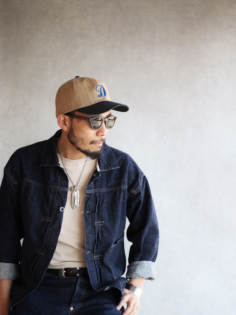 THE H.W.DOG&CO. ザ エイチ ダブリュー ドッグ アンド コー STRIPE BB CAP ストライプベースボールキャップ D-00657