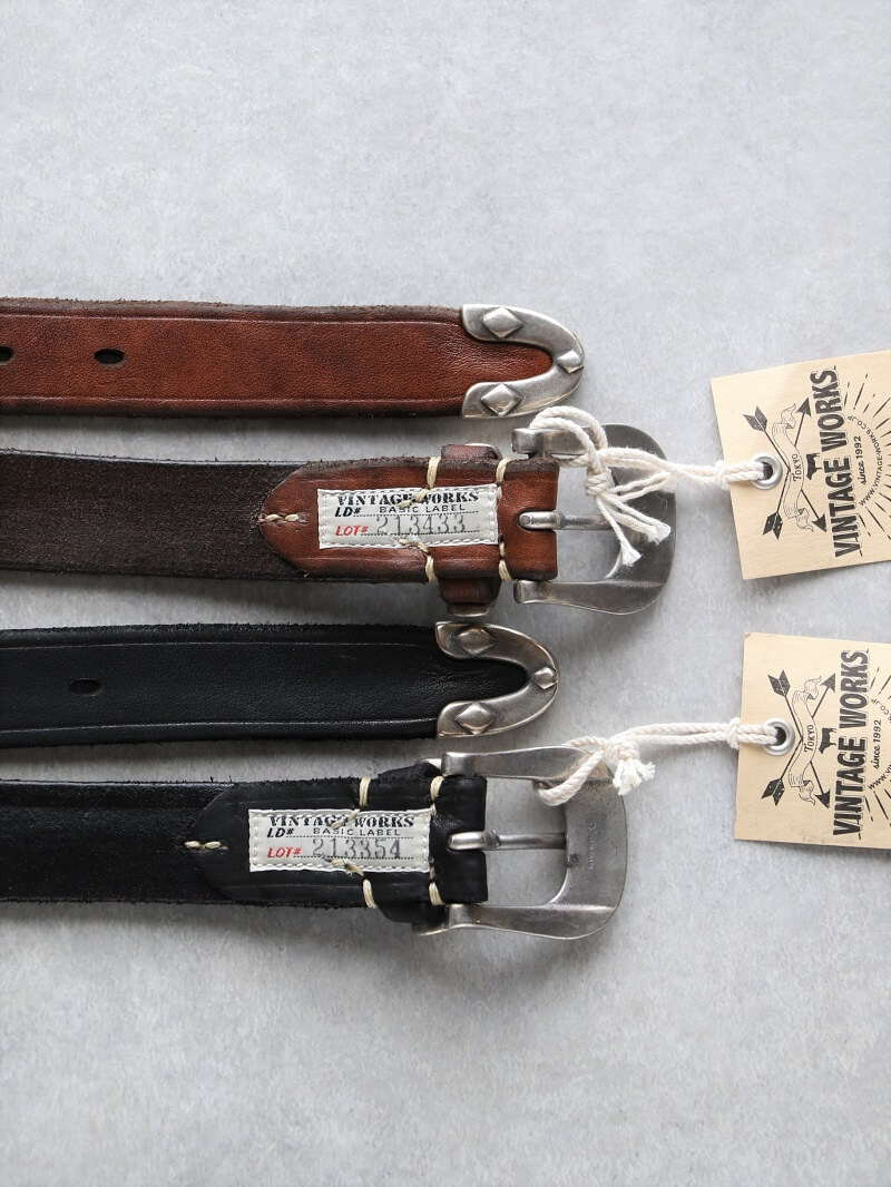 Vintage Works ヴィンテージワークス Leather belt 5Hole レザーベルト 5ホール DH5740
