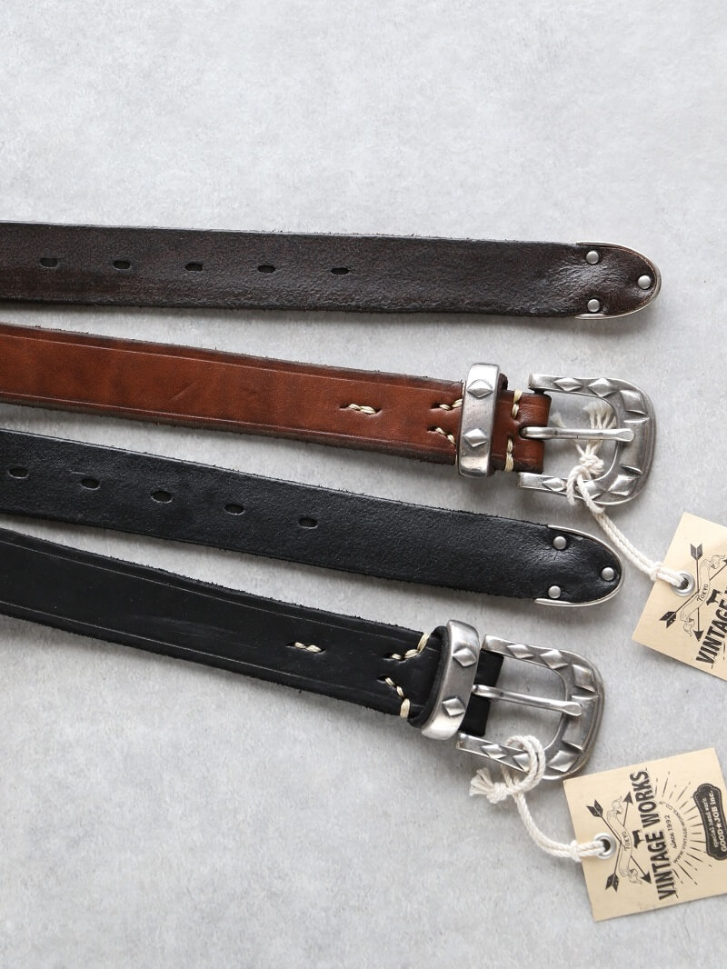 Vintage Works ヴィンテージワークス Leather belt 5Hole レザーベルト 5ホール DH5740