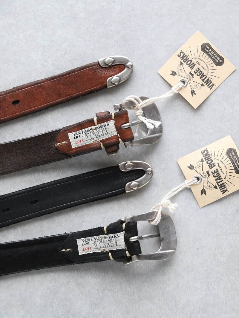 Vintage Works ヴィンテージワークス Leather belt 5Hole レザーベルト