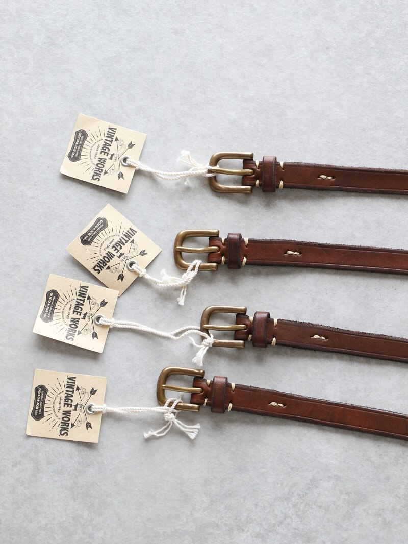 Vintage Works ヴィンテージワークス Leather belt レザーベルト DH5739