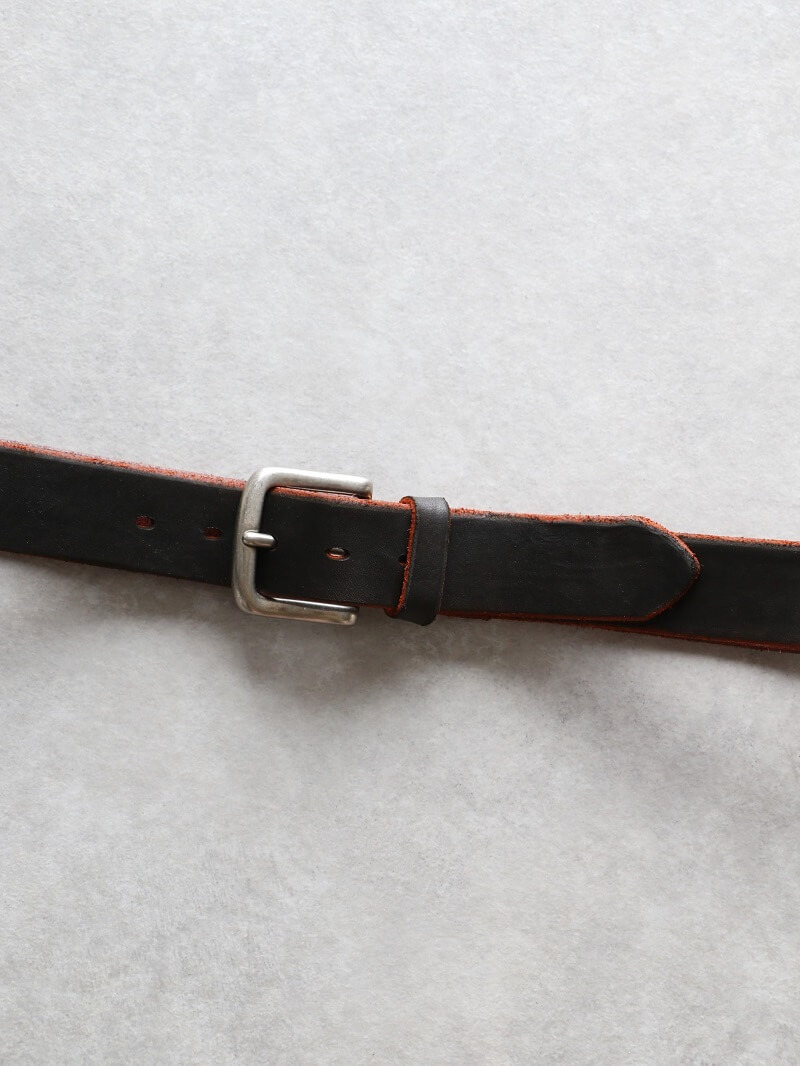 Vintage Works ブラックレザーベルト DH5736 Vintage Works ヴィンテージワークス Leather belt 5Hole レザー