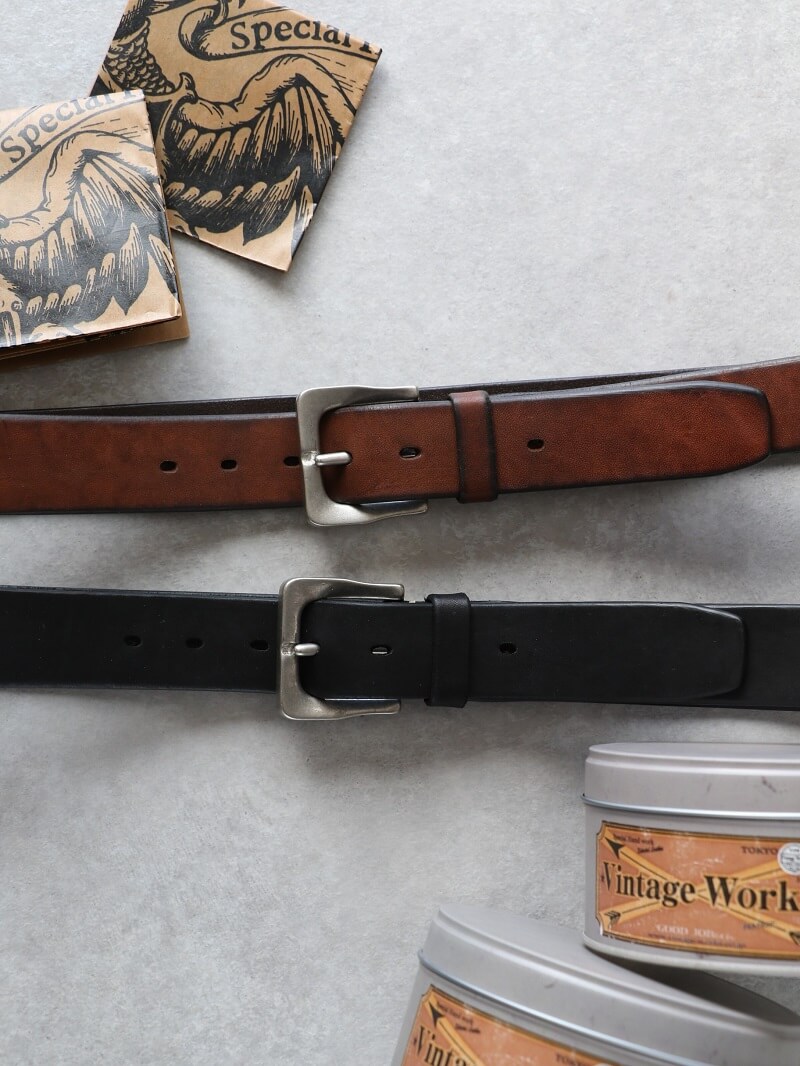 Vintage Works ヴィンテージワークス Leather belt レザーベルト DH5662