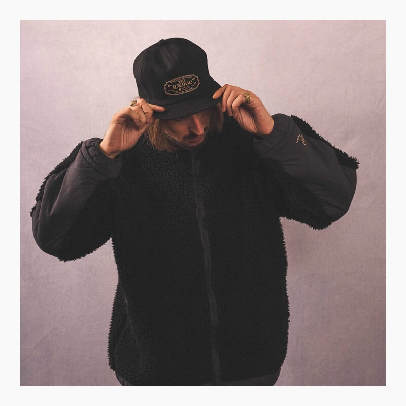 THE H.W.DOG&CO. ザ エイチ ダブリュー ドッグ アンド コー TRUCKER CAP トラッカーキャップ ブラック D-00004 