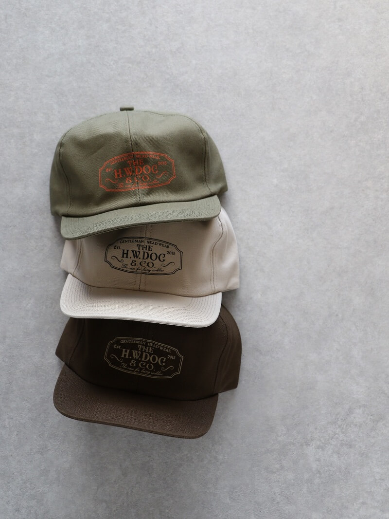 THE H.W.DOG&CO. ザ エイチ ダブリュー ドッグ アンド コー TRUCKER CAP トラッカーキャップ ブラック D-00004 