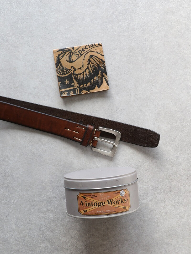 Vintage Works ヴィンテージワークス Leather belt レザーベルト DH5662