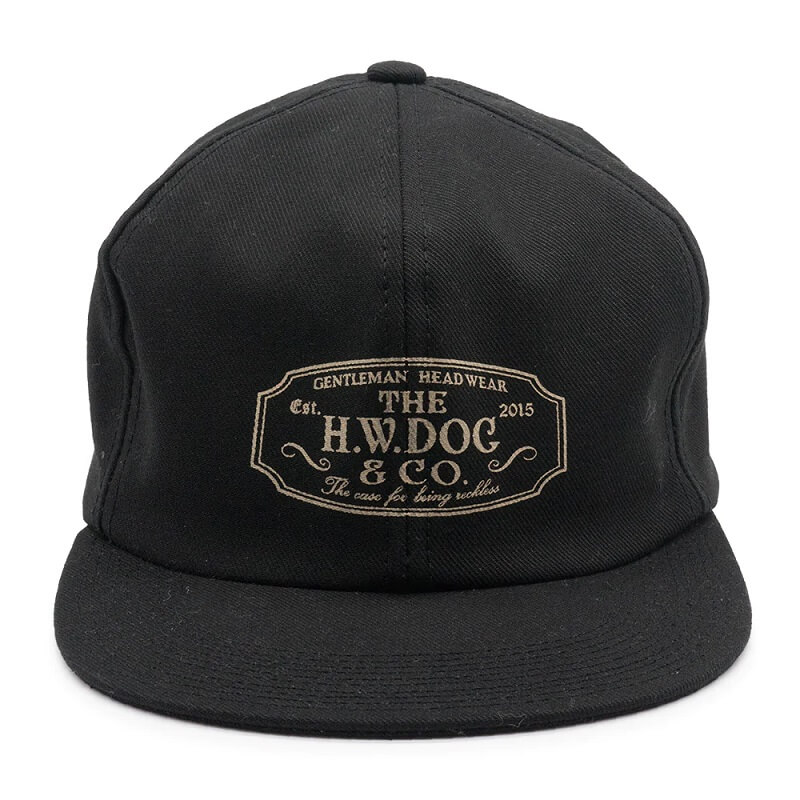 THE H.W.DOG&CO. ザ エイチ ダブリュー ドッグ アンド コー TRUCKER CAP トラッカーキャップ ブラック D-00004 