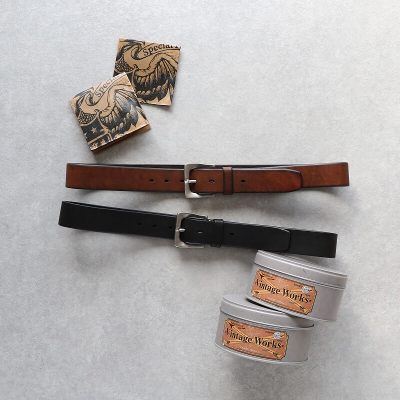 Vintage Works ヴィンテージワークス Leather belt レザーベルト DH5662