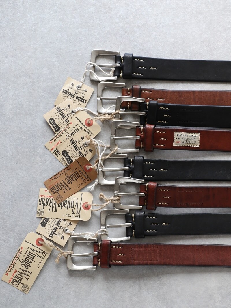 Vintage Works ヴィンテージワークス Leather belt レザーベルト DH5662