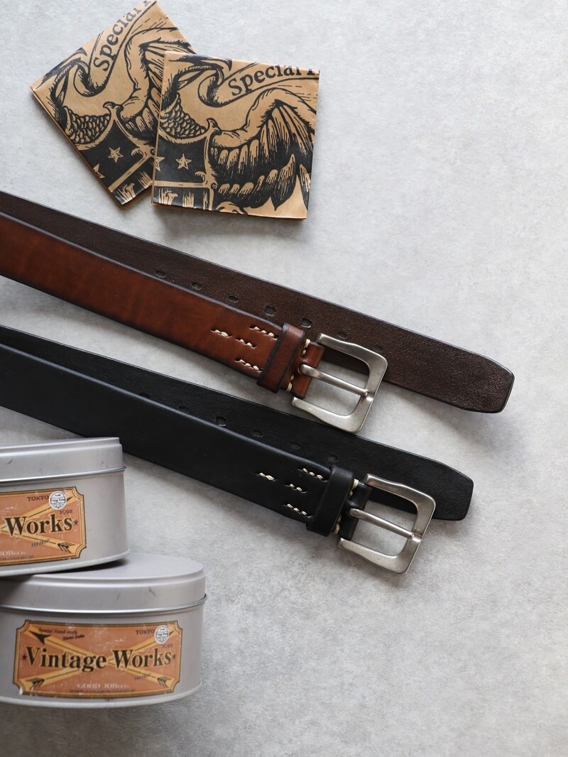 Vintage Works ヴィンテージワークス Leather belt レザーベルト DH5662