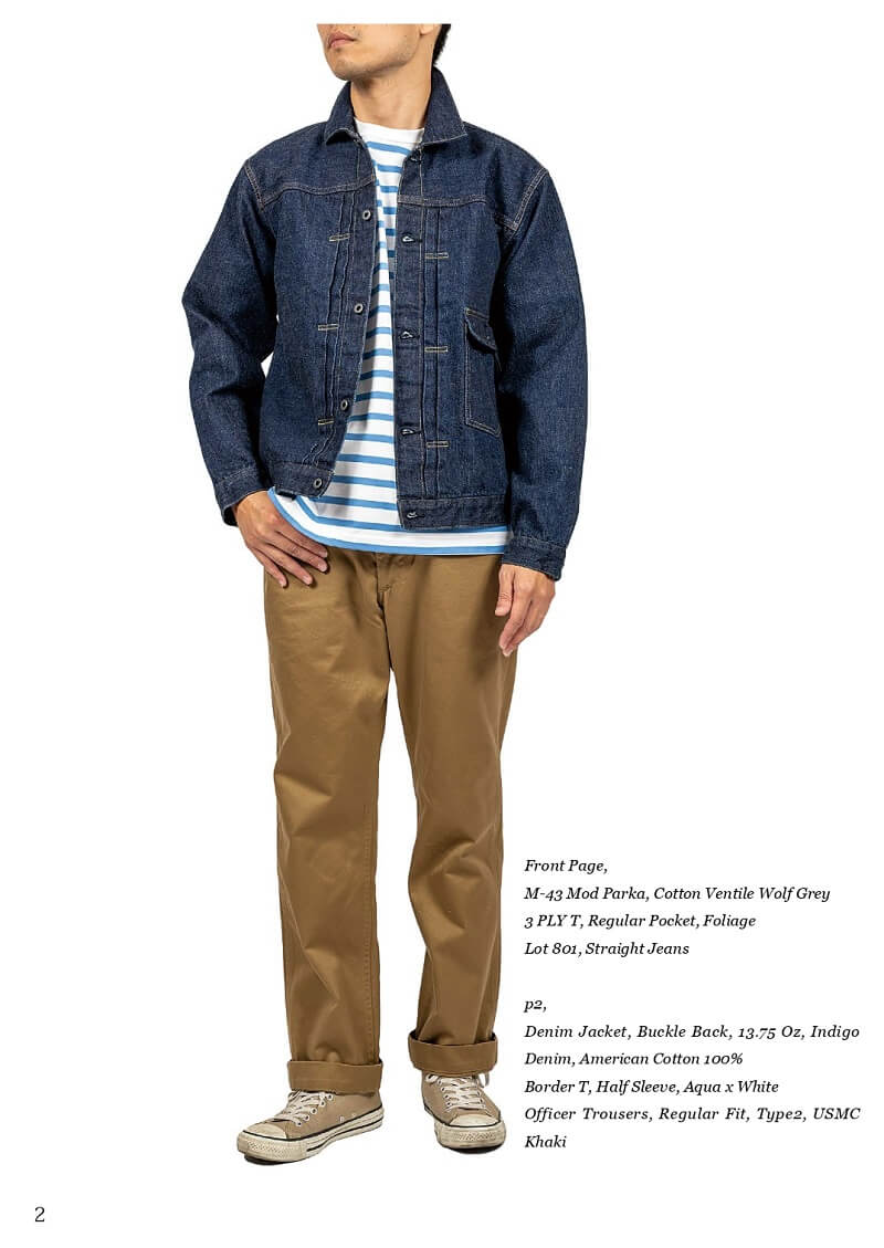 WORKERS ワーカーズ Officer Trousers Regular Fit 10 oz Indigo Denim 