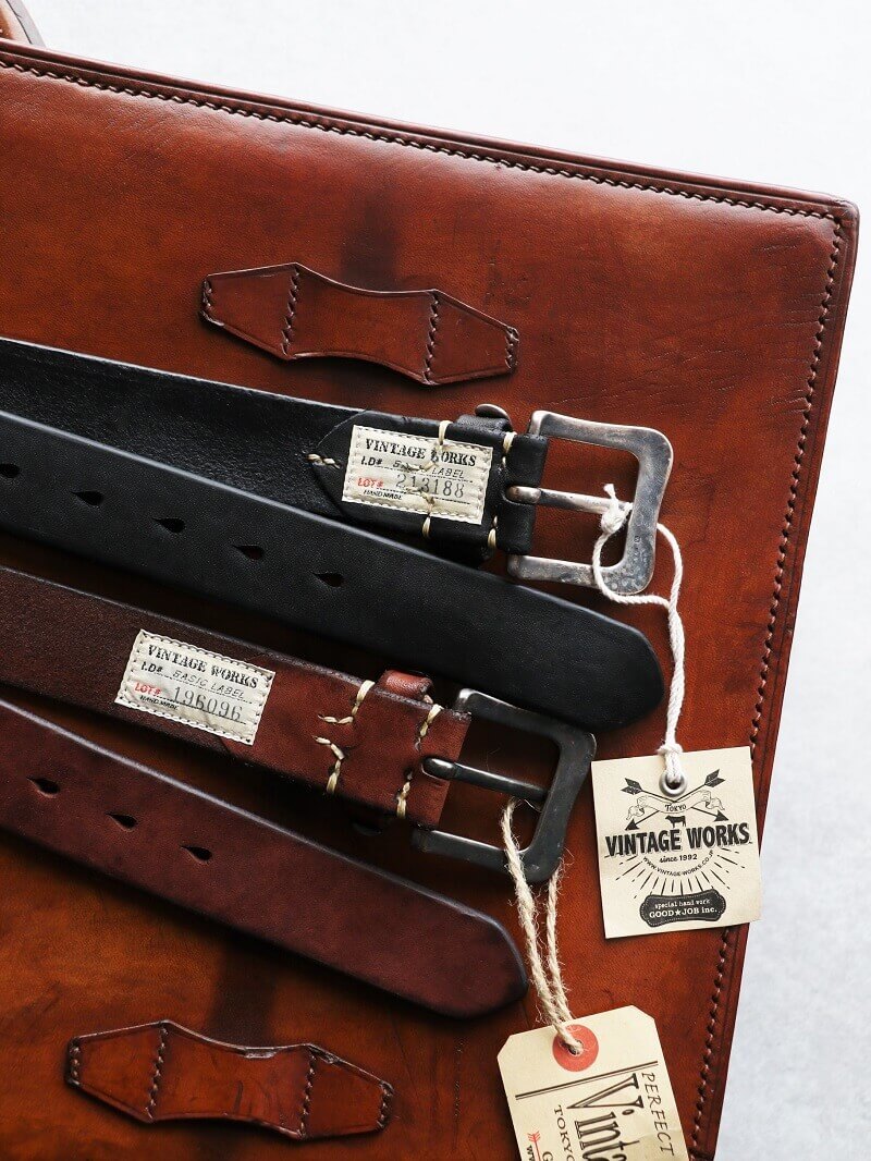 Vintage Works ヴィンテージワークス Leather belt 5Hole レザーベルト 5ホール DH5675