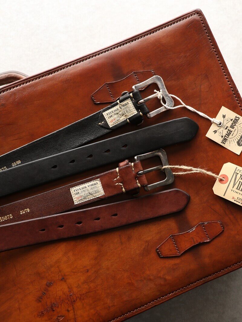 Vintage Works ヴィンテージワークス Leather belt 5Hole レザーベルト 5ホール DH5675