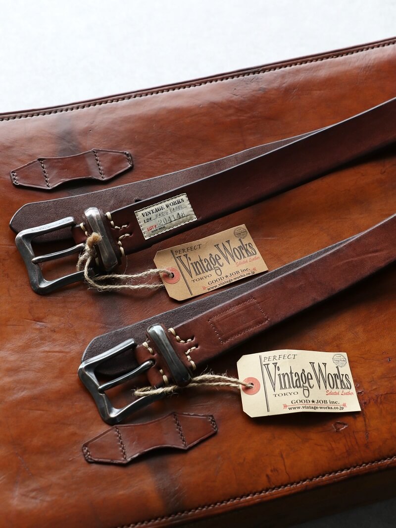 Vintage Works ヴィンテージワークス Leather belt 5Hole レザーベルト 5ホール DH5675