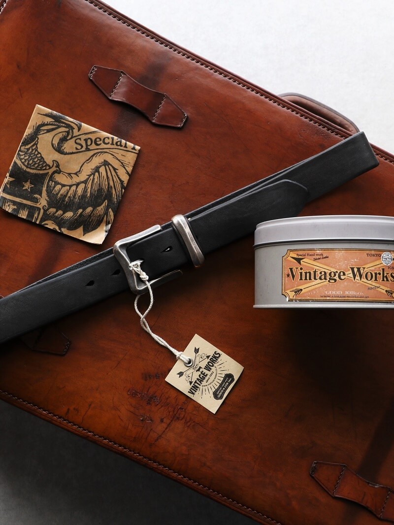 Vintage Works ヴィンテージワークス Leather belt 5Hole レザーベルト 5ホール DH5675