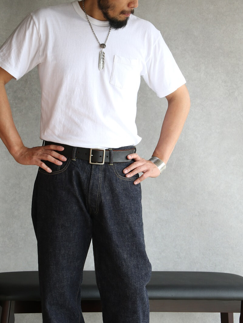 Vintage Works ヴィンテージワークス Leather belt 5Hole レザーベルト 5ホール 茶芯 DH5697