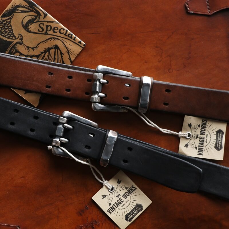 Vintage Works ヴィンテージワークス Leather belt 7Hole レザーベルト 7ホール DH5669